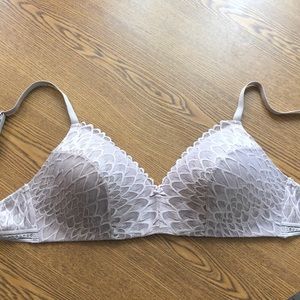38D Nude Lace Bra